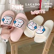 Dép Nữ Quai Ngang Hình Thỏ Dễ Thương Đi Trong Nhà, Văn Phòng, Đi Chơi