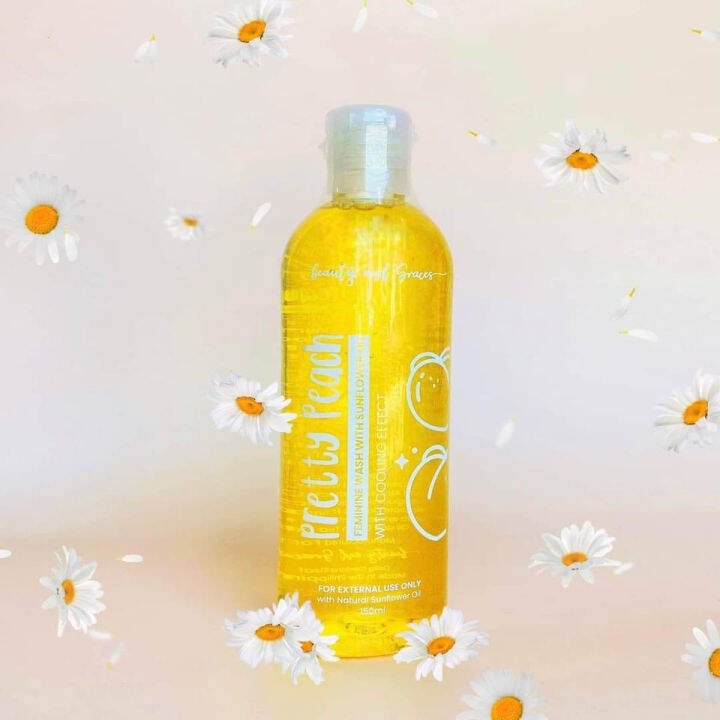 Pretty Peach Feminine Wash by Beauty and Graces FDA Approved Para Iwas pangangati / Tanggal