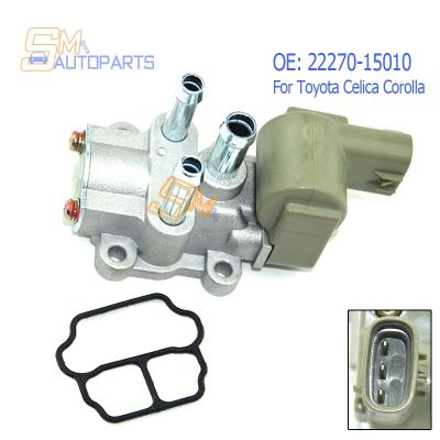 วาล์วควบคุมอากาศไม่ได้ใช้งานใหม่22270-15010สำหรับ Asuna Geo Prizm Toyota Celica Corolla 22270-74090 22270-74130 22270-16060