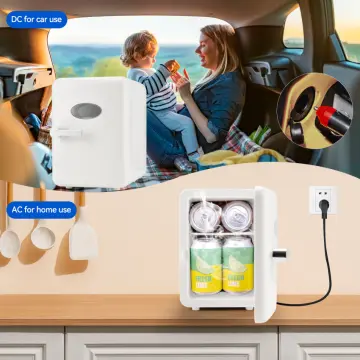 4L Portable Mini Fridge for Car, Camping, Travel, Skincare Drink