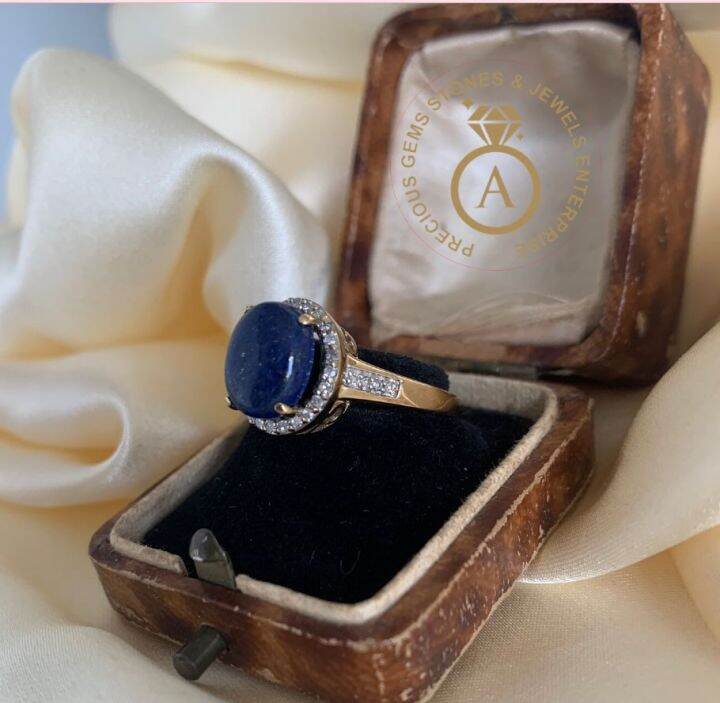 Lapis lazuli and hot sale 18k gold rings