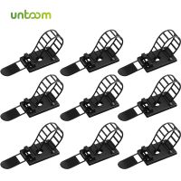 Untoom Adhesive Cable Management Clips Adjustable Nylon Cable Strap Ties Wire Clamps Cable Organizer for Network Wire Power Cord Cable Management