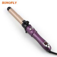 【LZ】⊕❁☾  SONOFLY rotação automática cabelo encrespador cabelo onda Ferros LCD controle de temperatura 100 ℃ a 230 ℃ JF-192 28mm 32mm