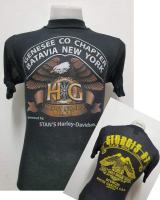 เสื้อผ้าบางฮาเลย์ Harley-Davidson ผ้ามุ้งบางใส่สบาย สไตล์วินเทจ ป้ายVintage 3D EMBLEM [ S M L XL ]