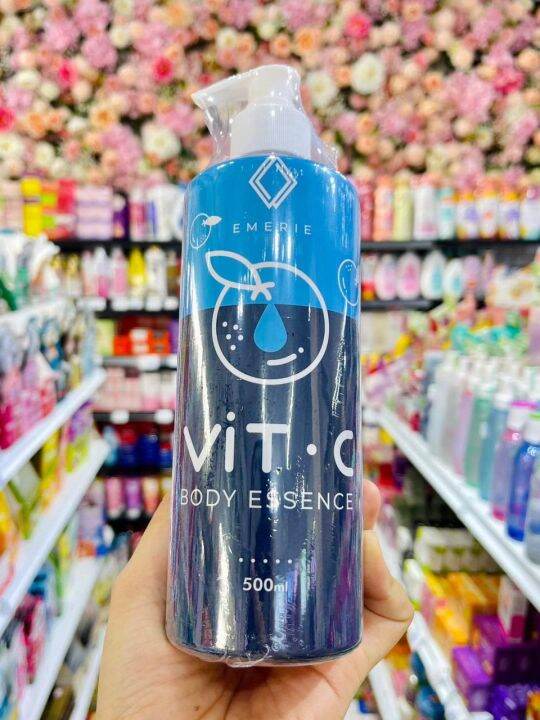 1-ขวด-โลชั่นวิตซี-พัชชา-emerie-vit-c-body-essence-ปริมาณ-500-ml