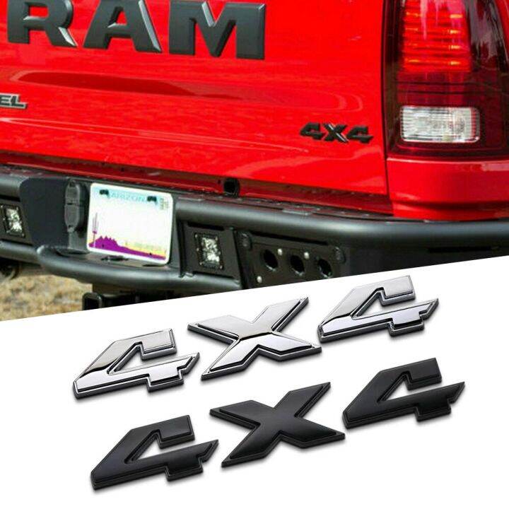 Hot New 3D 4x4 Four wheel drive Car sticker Logo Emblem Badge Decals ...