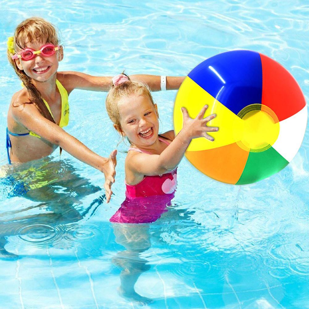 Baby Kids Beach Pool Play Ball Inflatable Educational Children Ball Toys C 