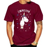 Happy Hanukkah Jewnicorn Hanukkah Celebrations Festive Gift Top Design Adult T Shirt 80s Tops Men T-Shirt  ROKM