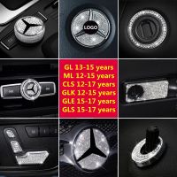 For Mercedes Benz GLK GLS GLE CLS ML W164 W167 X204 W218 W166 Steering Wheel Outlet Trim Diamond Interior trim patch Accessories