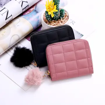 Mumu #1054 Korean Fashion Leather Ladies Wallet Coin Purse Card Holder Mini  Cute Wallets For Women
