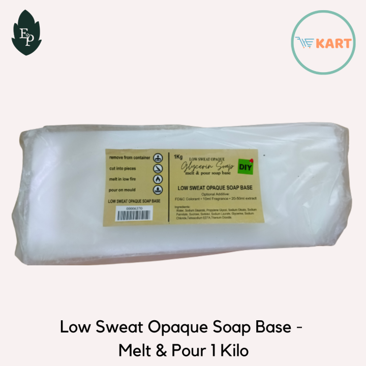 Low Sweat Opaque Soap Base Melt & Pour 1 Kg Lazada PH