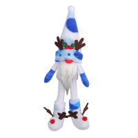 Goodbro ตุ๊กตาไม่มีหน้าตุ๊กตาคนแคระ Faceless คริสต์มาสเทศกาลคริสต์มาสตุ๊กตาคำพังเพยพร้อมเขากวางขายาวเครื่องประดับของตกแต่งวันหยุดบ้าน