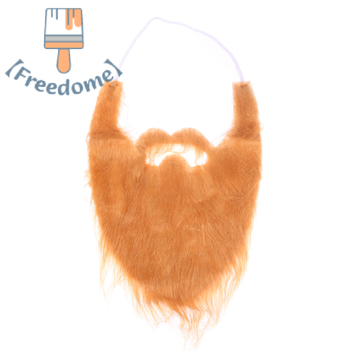 freedome-handmade-วิกผมเคราหมวกโครเชต์หนวดฮาโลวีนปาร์ตี้ตกแต่งวิกผม-props