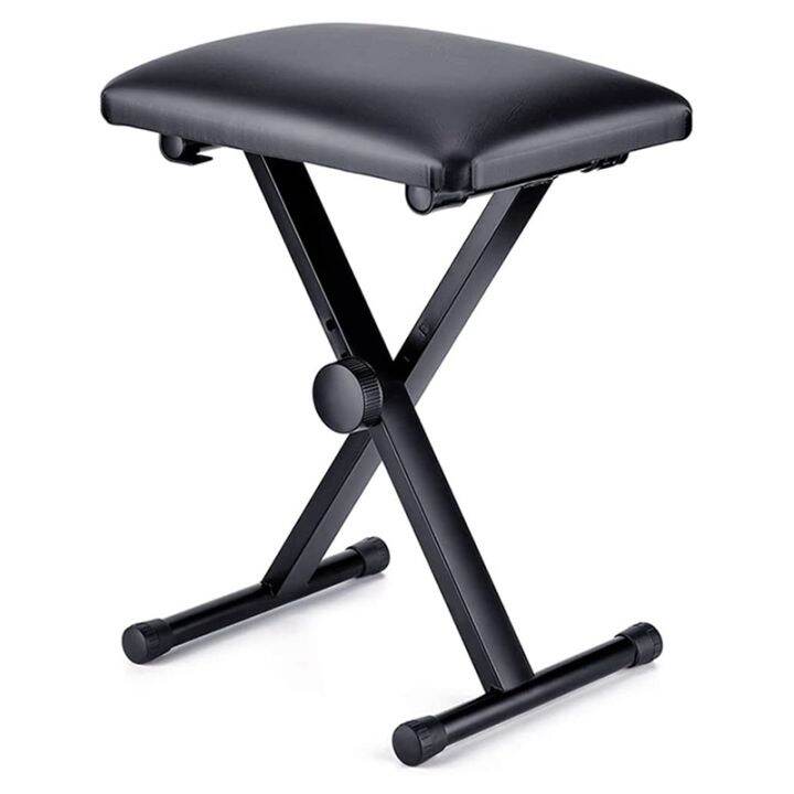 Keyboard Bench Adjustable Piano Bench XStyle Foldable Piano Stool