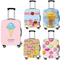 18-32 Inch Printed Ice Crean Suitcase Protective Covers Boys Girls Travel Luggage Cover Travel Case Dust Covers