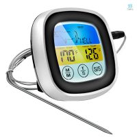 Elife Digital Kitchen Thermometer Probe Color Touch Screen Meat Barbecue Food Temperature Measurement Tool Steak BBQ Temperature Gauge Timer Kitchen Cooking Tools