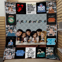 Friends 3D Printed Quilt Blanket Kids Adult Bedding Throw Soft Warm Cotton Quilt Droppshiping