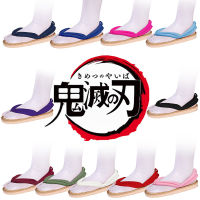 Anime Demon Slayer คอสเพลย์รองเท้า Kimetsu ไม่มี Yaiba Kamado Tanjirou Clogs รองเท้าแตะ Kamado Nezuko Geta Agatsuma Zenitsu Flip Flops