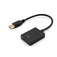 UNI HD อะแดปเตอร์ USB 3.0พกพาได้,สายแปลงสัญญาณวิดีโอเสียงเป็น HDMI 1080P