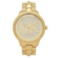 นาฬิกาข้อมือผู้หญิง MK6714 MICHAEL KORS Runway Mercer Gold Tone Stainless Steel Ladies Watch with Crystal