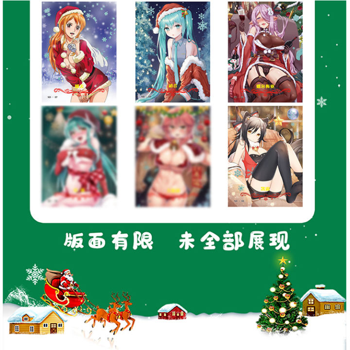 goddess-story-christmas-carnival-beelzebul-nakano-miku-rem-อะนิเมะคอลเลกชันเกมกล่องการ์ดเด็กของเล่นคริสต์มาส-gifts