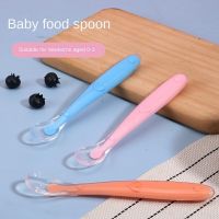 Baby Silicone Spoon Soft Head Soup Spoon Baby Training Spoon Childrens Tableware Cartoon Silicone Spoon Bowl Fork Spoon Sets