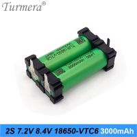 【NEW】 Trendy deals Mall Turmera VTC6 3000MAh 30A TUR18650-VTC6 3S 12.6V 4S 16.8V 21V เพิ่มผู้ถือสำหรับ12V 18V ไขควงใช้