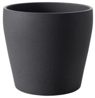 PERSILLADE Plant pot, dark grey24 cm (แพร์ชิลลาเด กระถางต้นไม้, เทาเข้ม24 ซม.)