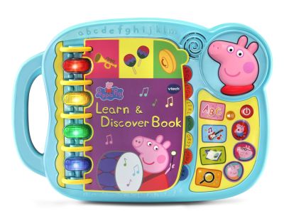 นำเข้า🇺🇸หนังสือกิจกรรมVTech Peppa Pig Learn and Discover Book, Great Gift for Kids