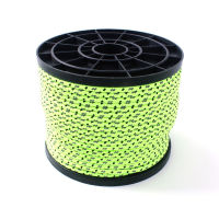 Spot parcel post High Recognition at Night 50m Reflective Rope for Outdoor Use 4mm Tent Fixed Rope Durable Polypropylene Canopy Wind Rope