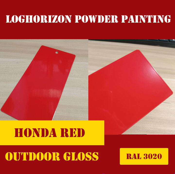 powder coat paint red