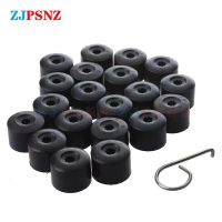 17mm Car Tire Bolt Nut Cap Car Tire Wheel Cover Hub Nut Bolt Cover Cap Auto Tyre Screw Cap Protection Cover Caps Anti-Rust 20Pcs Nails Screws Fastener