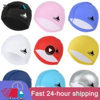 Solid Color New Adult Pu Swimming Cap Flexible Waterproof High Elastic Swimming Cap Eco-friendly Good Elasticity Pu Cap Nylon Swim Caps