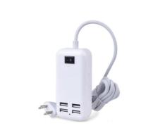 【Taotao Electronics】 เครื่องชาร์จ3A 4พอร์ตเดสก์ท็อป15W 5V สำหรับเดินทางชาร์จเร็ว4พอร์ต USB