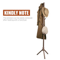 Wooden Tree Coat Rack Stand 8 Hooks Super Easy Assembly Free Standing Coat Stand Hallway Coat Hanger for Handbag Clothes Hat