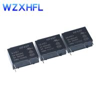 10PCS 5A 4Pin HF46F-5-HS1 HF46F-12-HS1 HF46F-24-HS1 Power Relay A Normally Open 5 V 12 V 24 V DC 5A 250VAC Relays WATTY Electronics