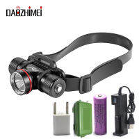 IPX8 Waterproof LED Diving Headlamp XM-L2 Underwater 60 meters hiking Headlight 1000LM 5 Mode Dive Head Light Use 21700 18650