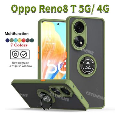 Oppo Reno เคสด้านแฟชัน8 T 5G 2023สำหรับ Oppo Reno 8 8 T 8Z 8Pro T Z 8 T Pro 4G 5G 2023เคสโทรศัพท์ขาตั้งแหวนใสฝาหลังโทรศัพท์กันกระแทก