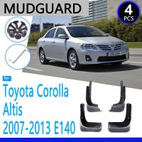 Mudguard for Toyota Corolla Altis E140 2007 2013 2008 2009 2010 2011 2012 Car Accessories Mudflap Fender Auto Replacement Parts