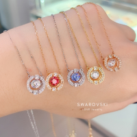 ?สินค้าพร้อมส่งในไทย?ของแท้100%  Swarovskiของแท้ Swarovskiแท้ สร้อย swarovski ของแท้ SPARKLING DANCE สวารอฟส สร้อยคอพร้อมจี้ผู้หญิง เพชรคริสตัล swarovski official