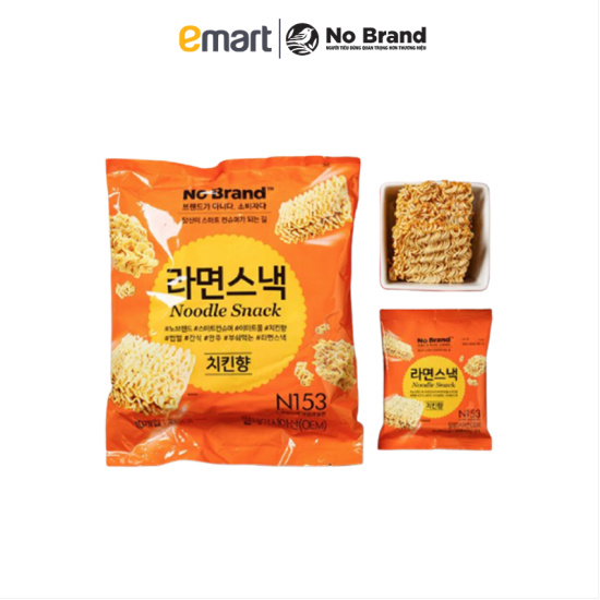 Snack mì ăn liền giòn vị gà no brand hàn quốc 250g 10 gói- emart vn