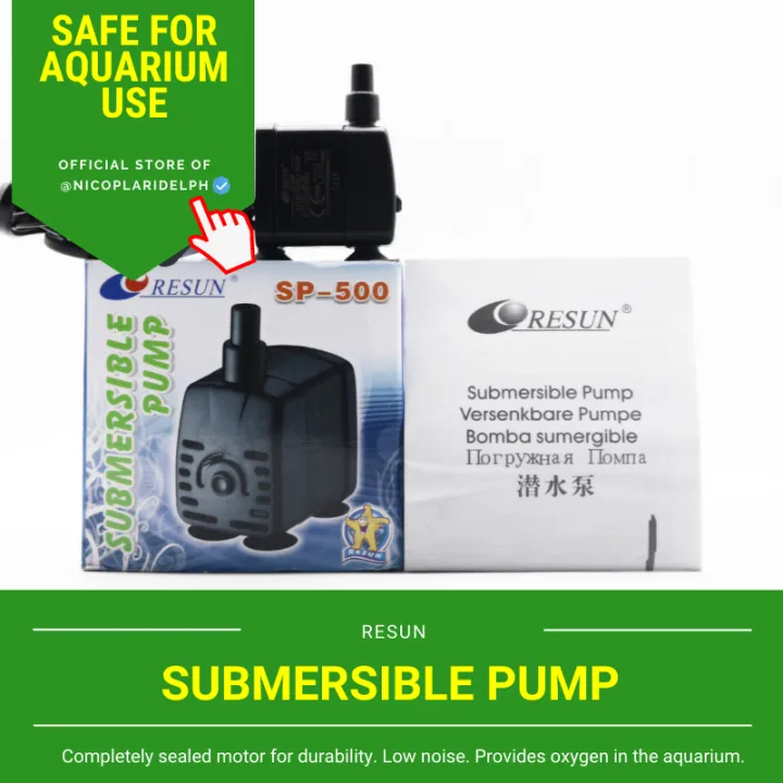 Resun Aquarium Submersible Pump with Flow Adjusters to Circulate Water
