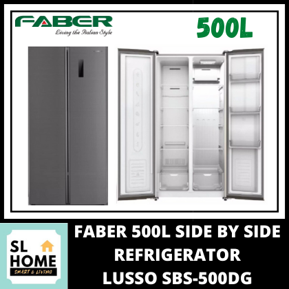 faber side by side fridge