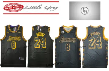 Men's Kobe Bryant Jersey - Lakers - Small & Medium - Front #8 - Back #24 -  Yellow