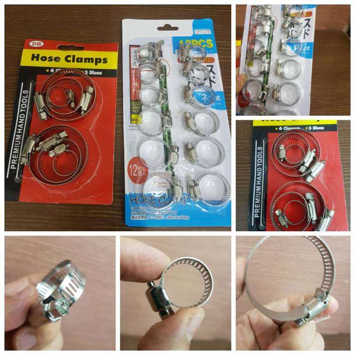 hose-clamps-เข็มขัดรัดท่อแสตนเลส-สำหรับงานรัดท่อสายยาง-ท่อพีวีซีให้มีความแน่นหนามากขึ้น-ป้องกันการรั่วซึม