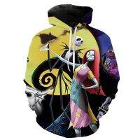 Hoodies Men Women Children Cartoon Anime Christmas jack Sweatshirts 3D Printed Streetwear Boy Girl Kids Jacket