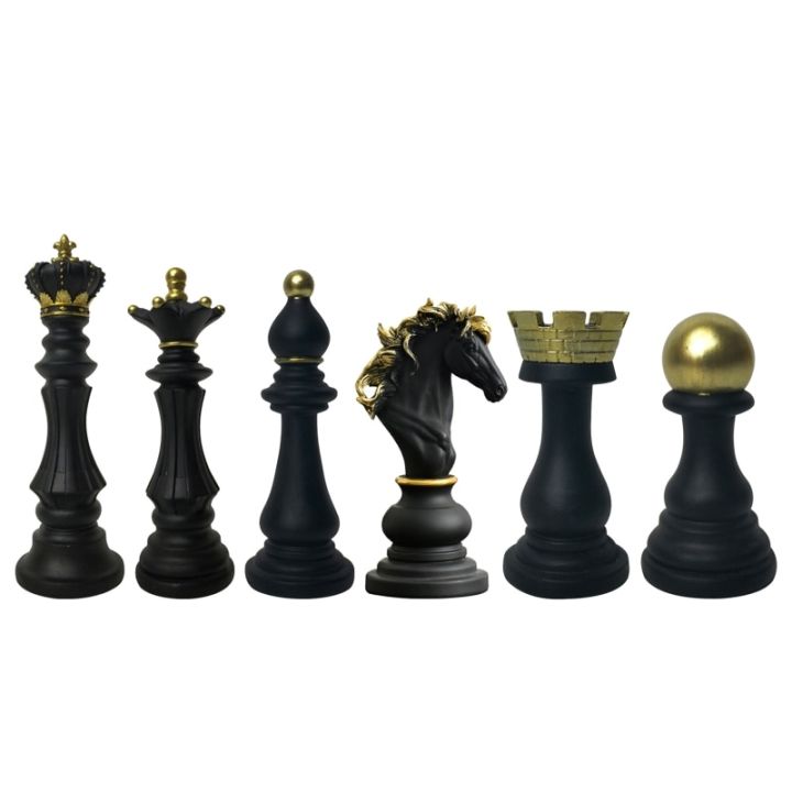 resin-chess-pieces-board-games-parts-international-chess-figurines-retro-home-decor-simple-modern-chessmen-ornaments