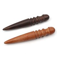 Practical Leather Polishing Tool Sandalwood DIY Handmade Leather Tools Leather Edge Burnisher Wood Polishing Stick