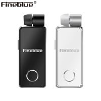 【Audio player】 FineBlue ชุดหูฟังไร้สายหูฟังบลูทูธ F2Pro อินเอียร์แรงดึงสูงคลิปติดปกเสื้อระบบสั่นแบบพกพาสำหรับไอโฟนหัวเหว่ย