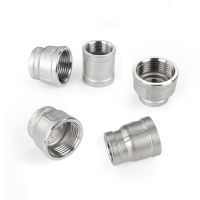 304 Stainless Steel Inner Pipe Coupling 1/8 1/4 3/8 1/2 3/4 1 BSP Female Thread Reducing Connection Pipe And Valve Fitting